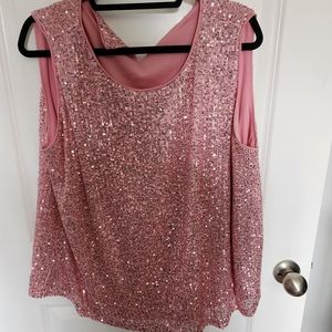 Women's Sequin Top - size 1X